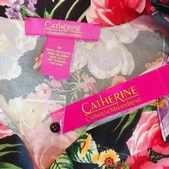 Catherine MALANDRINO Oversize Bright Floral Blouse - Picture 6 of 7